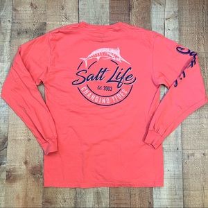 Salt Life Women's Long  Sleeve Graphic T-Shirt Sz S